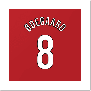 Odegaard 8 Home Kit - 22/23 Season Posters and Art